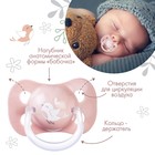 Соска - пустышка латексная классическая «Птичка», от 0 мес., розовая - Фото 2