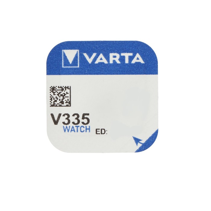 Батарейка Varta Silver Oxide, 335 (SR512SW) - 1BL, 1.55 В, блистер, 1 шт. - фото 51322876