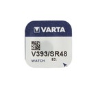 Батарейка Varta Silver Oxide, 393 - 1BL, 1.55 В, блистер, 1 шт. - Фото 2