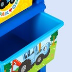 Комод универсальный №1 «Синий трактор», 5 секций, 127 × 52 × 42 см - Фото 4