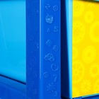 Комод универсальный 103×52×42 см, 4 секции, ящик 51×36×20 см, Синий трактор - Фото 5