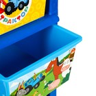 Комод универсальный 103×52×42 см, 4 секции, ящик 51×36×20 см, Синий трактор - Фото 6