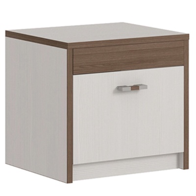 Тумба прикроватная «Ницца», 442×376×420 мм, цвет бодега светлый / ясень шимо тёмный