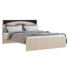 Кровать «Ева», 1600×2000 мм, без основания, цвет дуб сонома / дуб венге - Фото 1