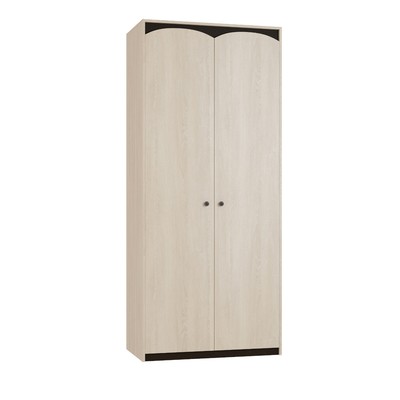 Шкаф 2-х дверный для одежды «Ева», 940 × 524 × 2168 мм, цвет дуб сонома / дуб венге