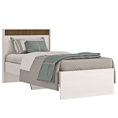 Кровать «Ницца», 900×2000 мм, цвет бодега светлый / ясень шимо тёмный