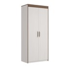 Шкаф для одежды 2-х дверный «Ницца», цвет бодега светлый / ясень шимо тёмный - Фото 1