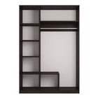Шкаф 3-х дверный «Роксана», 1502 × 584 × 2198 мм, зеркало, цвет дуб венге - Фото 2