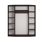 Шкаф 4-х дверный «Роксана», 1964 × 584 × 2198 мм, зеркало, цвет дуб венге - Фото 2