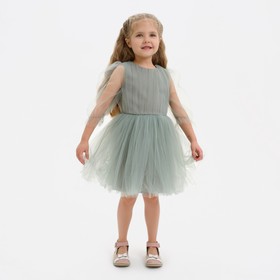 Платье для девочки нарядное KAFTAN, рост 122-128 см (34), зеленый