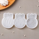 Молд для заливки новогодний «Ёлочные игрушки», 3 шт., силикон, прозрачная - Фото 6