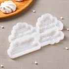 Силиконовая форма «Пожелания в Новый Год», цвет прозрачный - фото 22895487