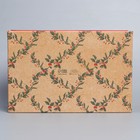 Коробка подарочная «Ретро почта», 28 х 18,5 х 11,5 см, Новый год - Фото 5