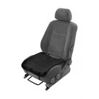 Накидка на передне сиденье, искусственный мутон, на антислике, 48 х 48 см, черный - фото 9959940