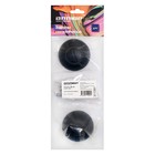 Сантехническая завертка к ручкам "АЛЛЮР" АРТ BK-R1 BL, цвет матовый черный - Фото 3