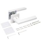 Ручка раздельная «АЛЛЮР» АРТ «АДЕЛЬ» W/W, белая - Фото 2