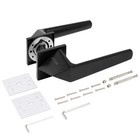 Ручка раздельная «АЛЛЮР» АРТ «КАЙЛИ» BL, матовая, чёрная  (артикул 9259573)  большой выбор товаров оптом и в розницу по низким ценам с доставкой