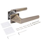 Ручка раздельная «АЛЛЮР» АРТ «КАЙЛИ» MAB, цвет матовая бронза  (артикул 9259574)  большой выбор товаров оптом и в розницу по низким ценам с доставкой