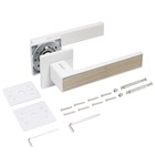 Ручка раздельная «АЛЛЮР» АРТ «ЛАНА» W, цвет светло-серое дерево  (артикул 9259593)  большой выбор товаров оптом и в розницу по низким ценам с доставкой