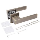 Ручка раздельная «АЛЛЮР» АРТ «РИНГО» MAB, цвет матовая бронза  (артикул 9259596)  большой выбор товаров оптом и в розницу по низким ценам с доставкой