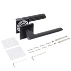 Ручка раздельная «АЛЛЮР» АРТ «СЕЛЕНА» BL, матовая, чёрная  (артикул 9259601)  большой выбор товаров оптом и в розницу по низким ценам с доставкой