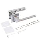 Ручка раздельная «АЛЛЮР» АРТ «СЕЛЕНА» SC, цвет матовый хром  (артикул 9259603)  большой выбор товаров оптом и в розницу по низким ценам с доставкой