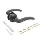 Ручка раздельная «АЛЛЮР» АРТ «ФОСТЕР» BL, матовая, чёрная - Фото 1