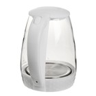 Чайник электрический "Добрыня" DO-1252W, стекло, 1.8 л, 1800 Вт, белый - Фото 5