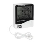 Термометр-гигрометр HOMESTAR HS-0109, комнатный, измерение влажности, белый - фото 9960088