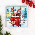 Пазлы деревянные «Пушистый заинька» - Фото 2