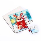 Пазлы деревянные «Пушистый заинька» - Фото 4