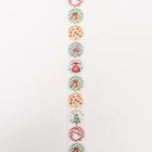 Наклейки в рулоне «Mary Christmas», 500 шт., 2.5×2.5 см - Фото 2