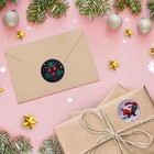 Наклейки в рулоне «Зимние забавы», 500 шт., 2.5×2.5 см - Фото 2