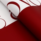 Пленка флористическая, «Любовь в воздухе» 65 мкм, винный 58×58 см - Фото 1