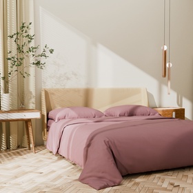 Постельное бельё Этель Евро Twilight Mauve 200х215, 215х240, 50х70+3-2 шт, мако-сатин, 114г/м2 9144532