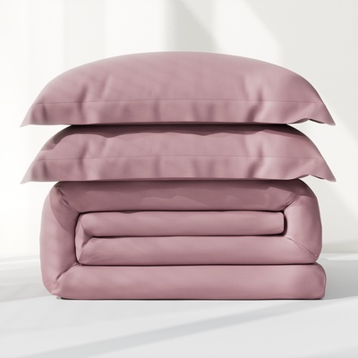 Постельное бельё евро «Этель» Twilight Mauve, мако-сатин