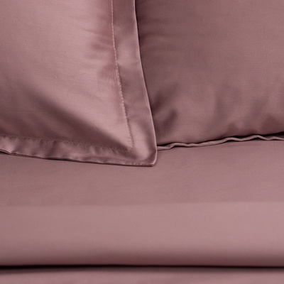 Постельное бельё евро «Этель» Twilight Mauve, мако-сатин