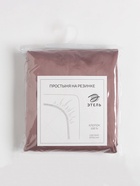 Простыня на резинке Twilight Mauve 180х200х25 см, 100% хлопок, мако-сатин, 114г/м2 - Фото 6