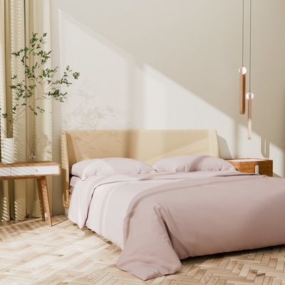 Постельное бельё дуэт «Этель» Silver cloud, мако-сатин