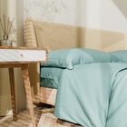 Постельное бельё Этель 1,5 сп Green paradise 143х215, 150х215, 50х70+3-2 шт, мако-сатин, 114г/м2 - Фото 2