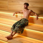 Полотенце - килт вафельное мужское для бани «Камуфляж», 80×150 см, хлопок 100 % - Фото 1