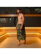 Полотенце - килт вафельное мужское для бани «Камуфляж», 80×145 см, хлопок 100 % - Фото 3