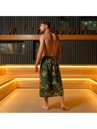 Полотенце - килт вафельное мужское для бани «Камуфляж», 80×145 см, хлопок 100 % - Фото 4