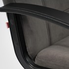 Кресло офисное СН747, с подлокотниками, на колёсиках, флок, цвет серый 29 - Фото 12