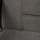 Кресло офисное СН747, с подлокотниками, на колёсиках, флок, цвет серый 29 - Фото 3