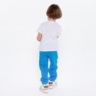 Брюки детские, цвет голубой, рост 110 см - Фото 3