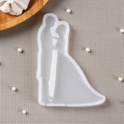 Силиконовый молд для леденцов и шоколада «Свадьба», 12,5×9 см, цвет прозрачный - фото 4360975