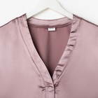Пижама (сорочка, шорты) женская MINAKU: Light touch цвет фиолетовый, р-р 42 - Фото 7