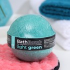 Бомбочка для ванны с шиммером Light Green, 120 г - Фото 4