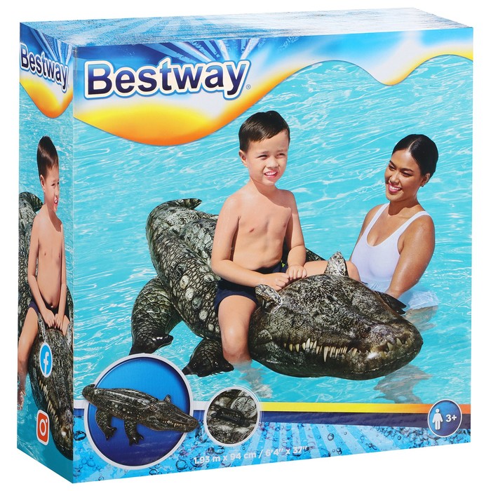 Игрушка надувная для плавания «Рептилия», 193м х 94 см, 41478 - фото 1898734474